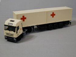 Iveco Eurostar Container-Sattelzug Zentrale Einsatzreserve Bayr. Rotes Kreuz